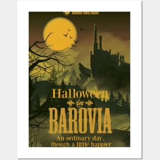 Visit Barovia (Travel Bureau yellow-green version) Posters and Art